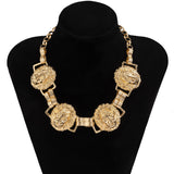 Fashion Hip-Hop Style Exaggerated Lion Head Clavicle – Stylish Gifts — 4