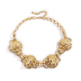 Fashion Hip-Hop Style Exaggerated Lion Head Clavicle – Stylish Gifts — 2