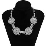 Fashion Hip-Hop Style Exaggerated Lion Head Clavicle – Stylish Gifts — 6