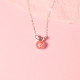 Cute Girl Cute Bunny Clavicle Chain – Gifts for Kids — 3