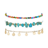 Color Rice Bead Anklet – Meaningful Gifts — 1