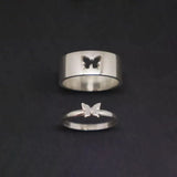 Hollow Male And Female Couple Rings – Gifts for Her — 3
