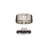 Hollow Male And Female Couple Rings – Gifts for Her — 1