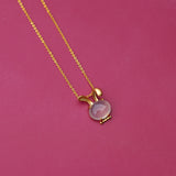 24K Gold Inlaid White Chalcedony Korean Version – Jewelry Gift Ideas — 3