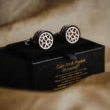 French Black Gold Cufflinks Men's Business Casual – Gifts for Him — 1