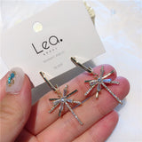Firework Tassel Silver Needle Personality Zircon – Holiday Gift Ideas — 3