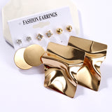 European And American Popular Geometric Metal Earrings – Gifts for Her — 2