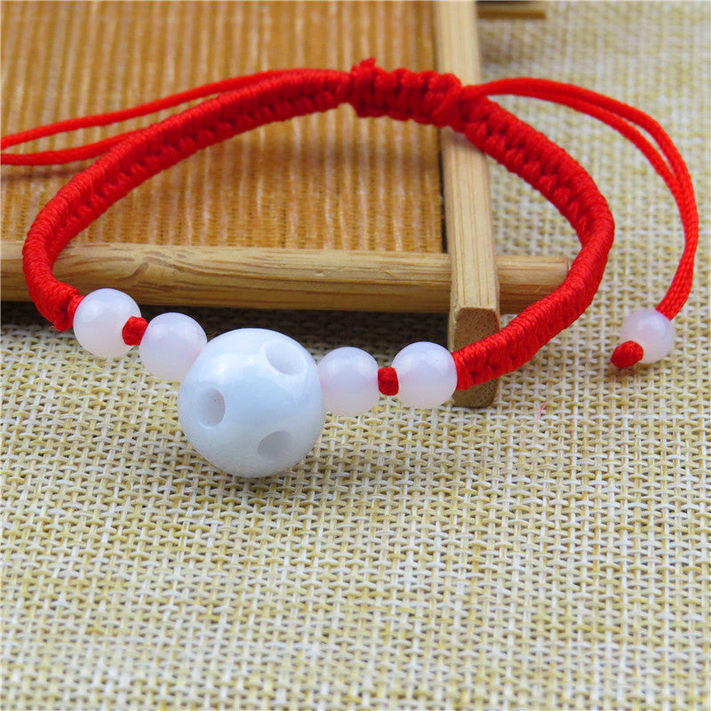 Natural Jade Jade Red String Bracelet Zodiac Year – Jewelry Gift Ideas — 1