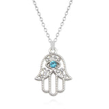 Golden Point Diamond Small Hand Necklace Retro – Jewelry Gift Ideas — 6