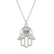 Golden Point Diamond Small Hand Necklace Retro – Jewelry Gift Ideas — 6