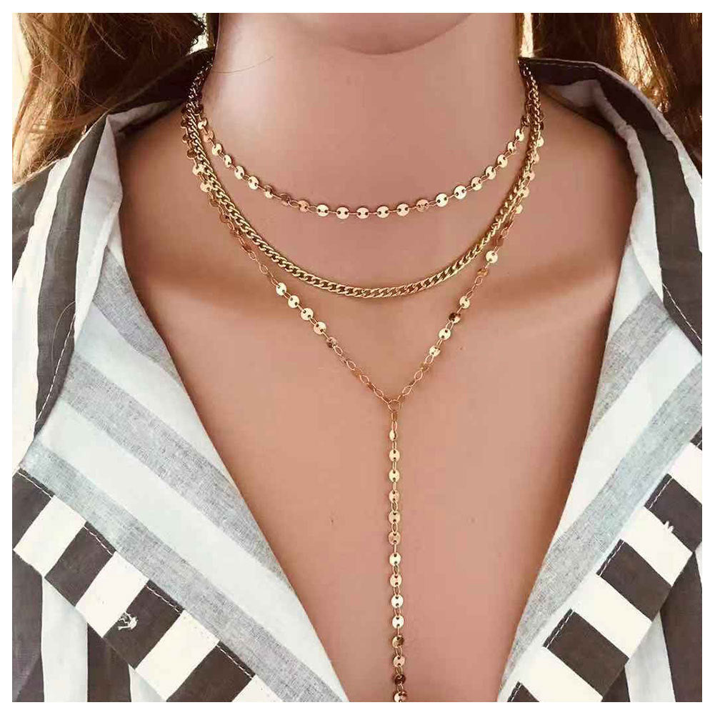 Fashion Sequin Personality Women's Necklace – Jewelry Gift Ideas — 1