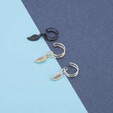 European And American Fashion Simple Punk Metal Leaves – Stylish Gifts — 1