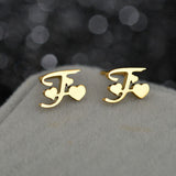 Stainless Steel Alphabet Name Exaggerated Earring – Jewelry Gift Ideas — 1