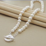 Korean Version Of Silver-plated TO Pearl Necklace – Jewelry Gift Ideas — 3