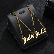 Stainless Steel Alphabet Name Exaggerated Earring – Jewelry Gift Ideas — 1