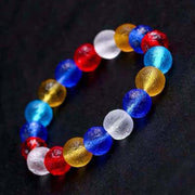 Couple Natural Meteorite Glass Bracelet – Jewelry Gift Ideas — 15