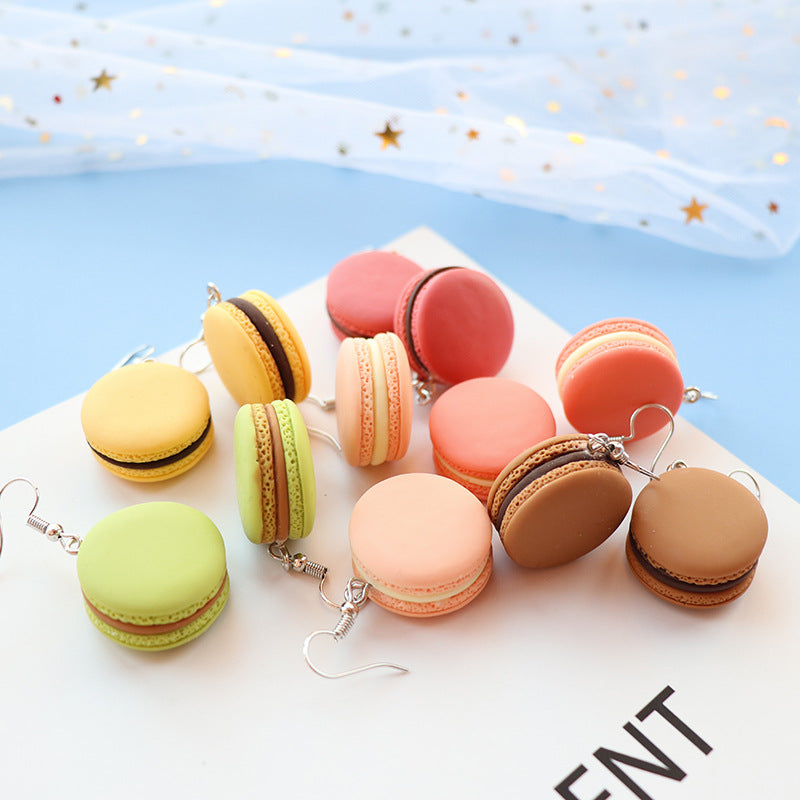 Japanese Girl Three-Dimensional Food Play Earrings – Gifts for Kids — 1