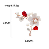 Top-Grade Engraving Conch Crystal Plum Brooch – Jewelry Gift Ideas — 6