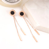 Titanium Steel New Tassel Earrings Women – Gifts for Her — 2
