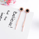 Titanium Steel New Tassel Earrings Women – Gifts for Her — 4