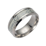 Couple Love Letter Love Titanium Steel Ring Super – Gifts for Couples — 3
