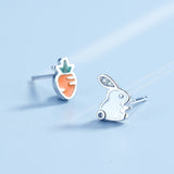 Rabbit Radish Earrings Simple And Cute Small – Gifts for Pet Lovers — 4