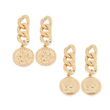 Silver Needle Cold Wind Chain Stud Earrings – Stylish Gifts — 5
