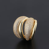 Inlaid Color Zirconium Live Open Ring Personalized Gift – Gift Ideas — 5