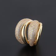 Inlaid Color Zirconium Live Open Ring Personalized Gift – Gift Ideas — 5