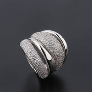 Inlaid Color Zirconium Live Open Ring Personalized Gift – Gift Ideas — 3
