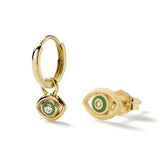 Diamond Devil's Eye Stud Earrings – Meaningful Gifts — 5