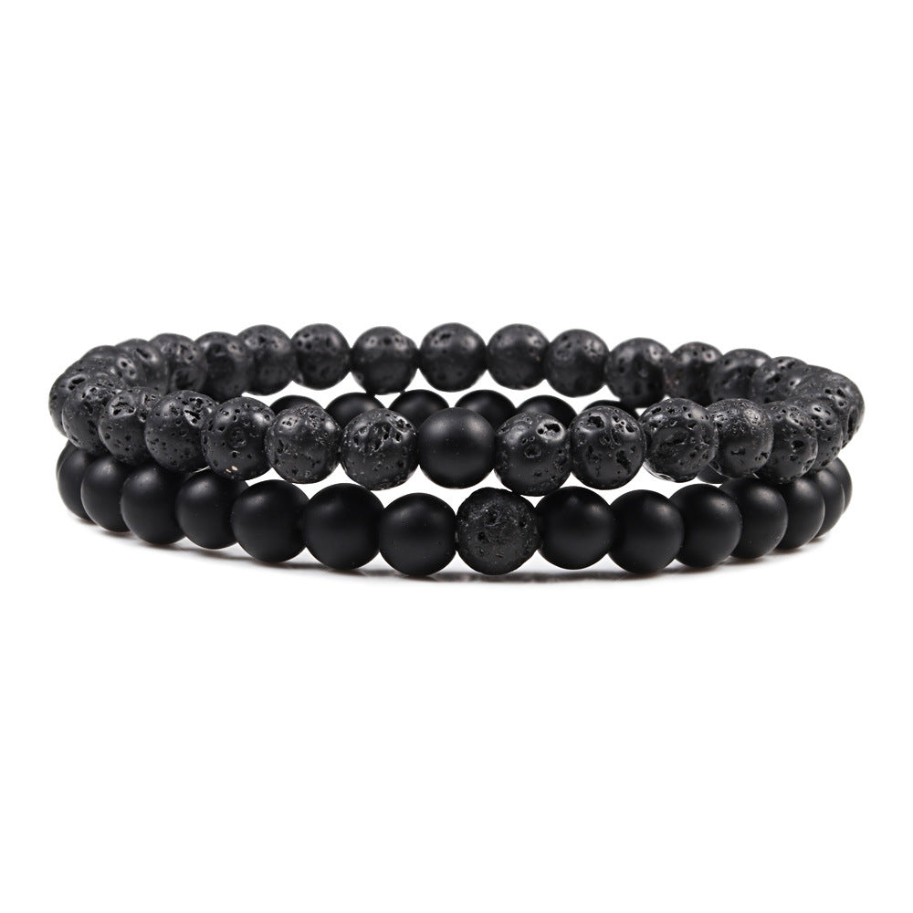 Couple Bracelet Elastic Rope Hand Strap Pearl – Jewelry Gift Ideas — 1