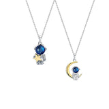 Astronaut Sterling Silver Couple Necklace Male – Jewelry Gift Ideas — 6
