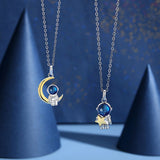 Astronaut Sterling Silver Couple Necklace Male – Jewelry Gift Ideas — 3