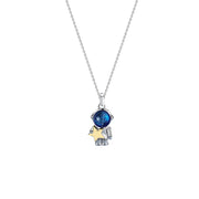 Astronaut Sterling Silver Couple Necklace Male – Jewelry Gift Ideas — 4