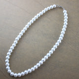 Imitation Pearl Necklace Female Short Glass – Jewelry Gift Ideas — 2