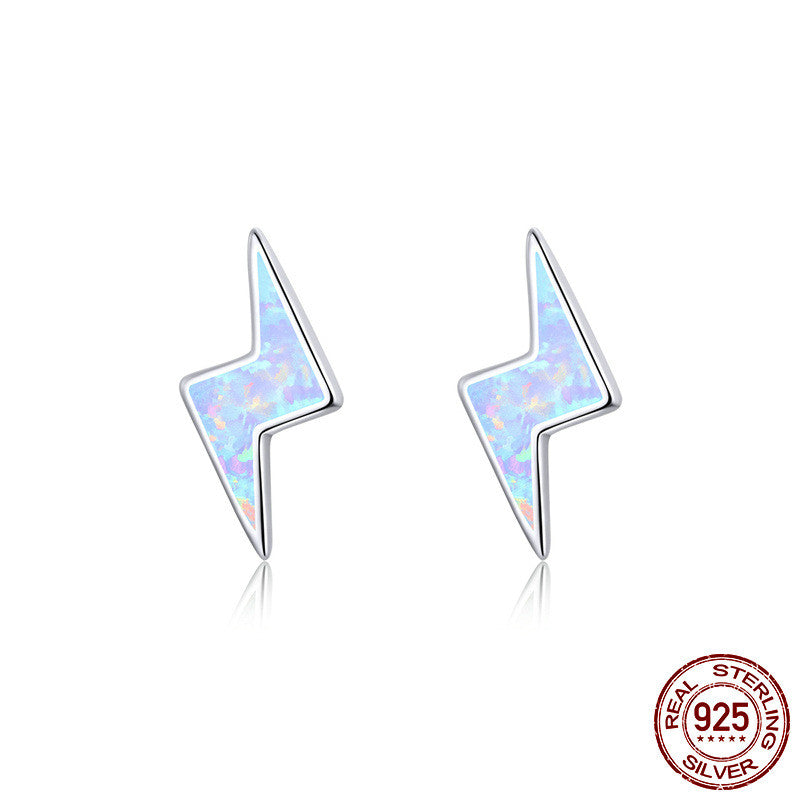 Sterling Silver s925 Lightning Cloud Earrings – Thoughtful Gifts — 1