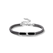 Sterling Silver Couple Bracelet Commemorative – Jewelry Gift Ideas — 3
