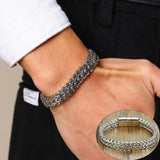 Vnox Vintage Cool Double Curb Chain Bracelets For Men – Gifts for Him — 1