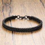 Vnox Vintage Cool Double Curb Chain Bracelets For Men – Gifts for Him — 3