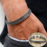 Vnox Vintage Cool Double Curb Chain Bracelets For Men – Gifts for Him — 5