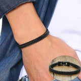 Vnox Vintage Cool Double Curb Chain Bracelets For Men – Gifts for Him — 2