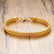 Vnox Vintage Cool Double Curb Chain Bracelets For Men – Gifts for Him — 6