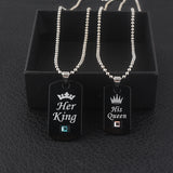 Her King His Queen Crown Couple Diamond Army – Jewelry Gift Ideas — 5