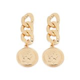 Silver Needle Cold Wind Chain Stud Earrings – Stylish Gifts — 4