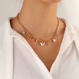 Butterfly Necklace Metal Clavicle Necklace – Jewelry Gift Ideas — 1