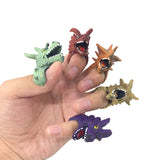 Simulation Dinosaur Finger Set Dinosaur Ring TPR Toy – Gifts for Kids — 4