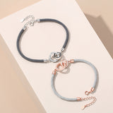 Original design double circle couple hand rope – Jewelry Gift Ideas — 6
