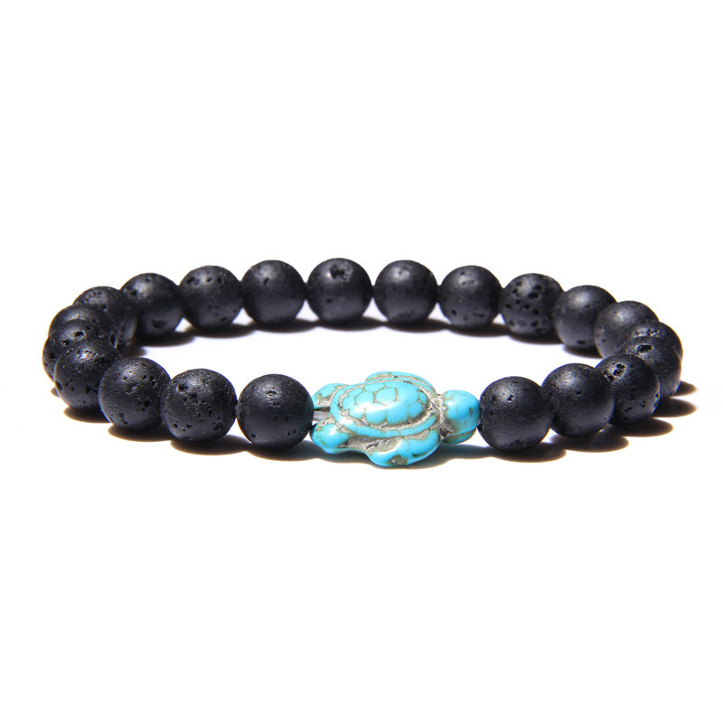 Turquoise Tortoise Accessory Bracelet Black Volcanic – Stylish Gifts — 1
