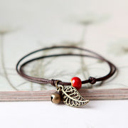 Bracelet Plant Flower Jingdezhen Ceramic Beaded – Jewelry Gift Ideas — 4